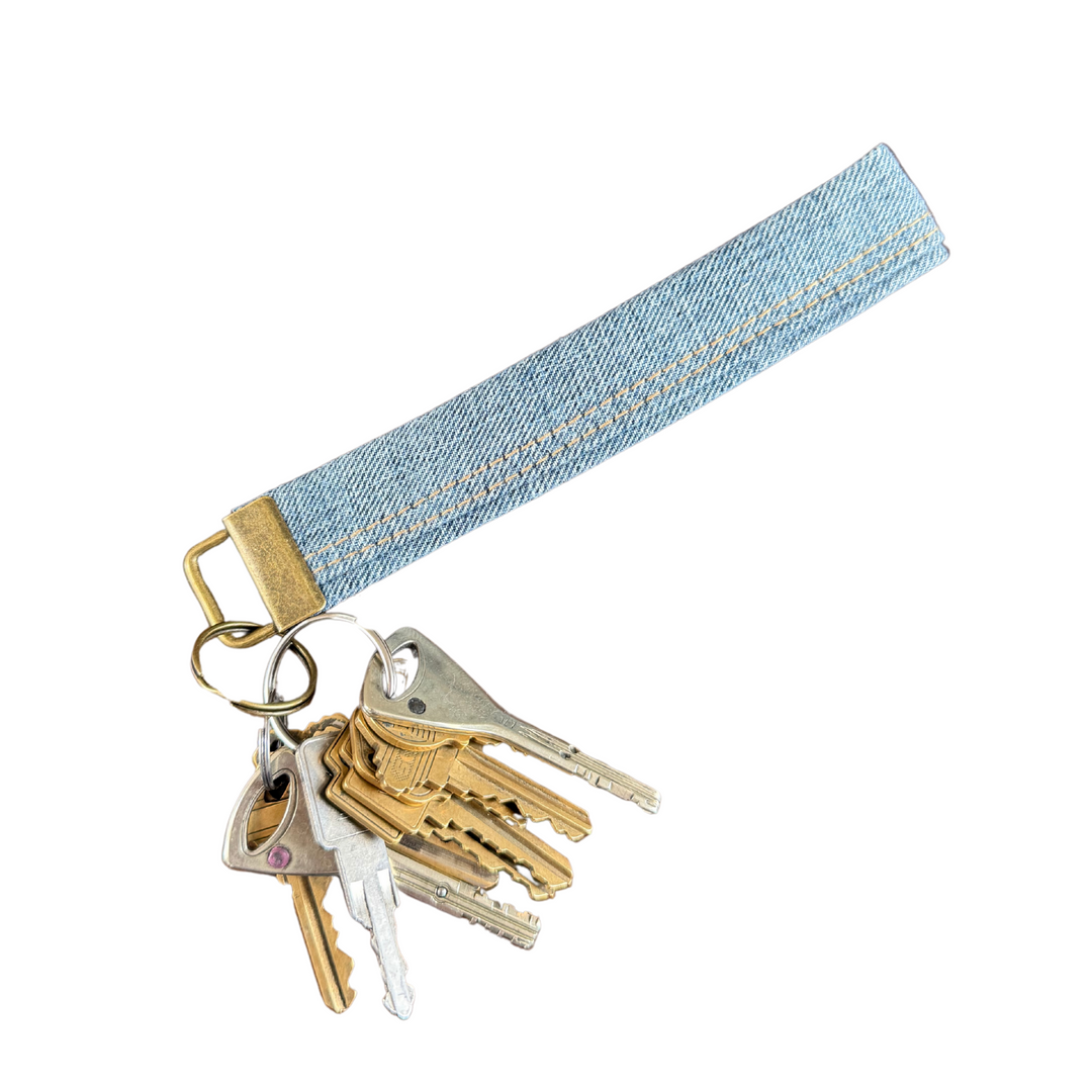Denim Key Chain